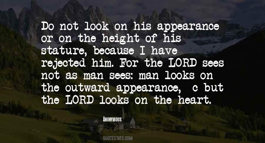 Quotes About Outward Appearance #658126