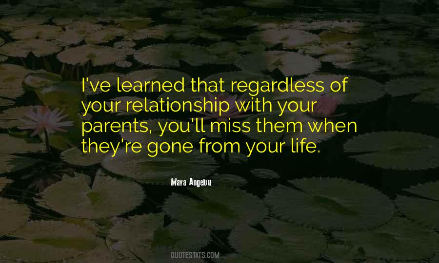 Quotes About Relationships With Parents #936656