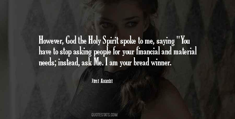 God Spirit Quotes #7532