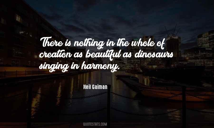 Quotes About Singing Harmony #137343