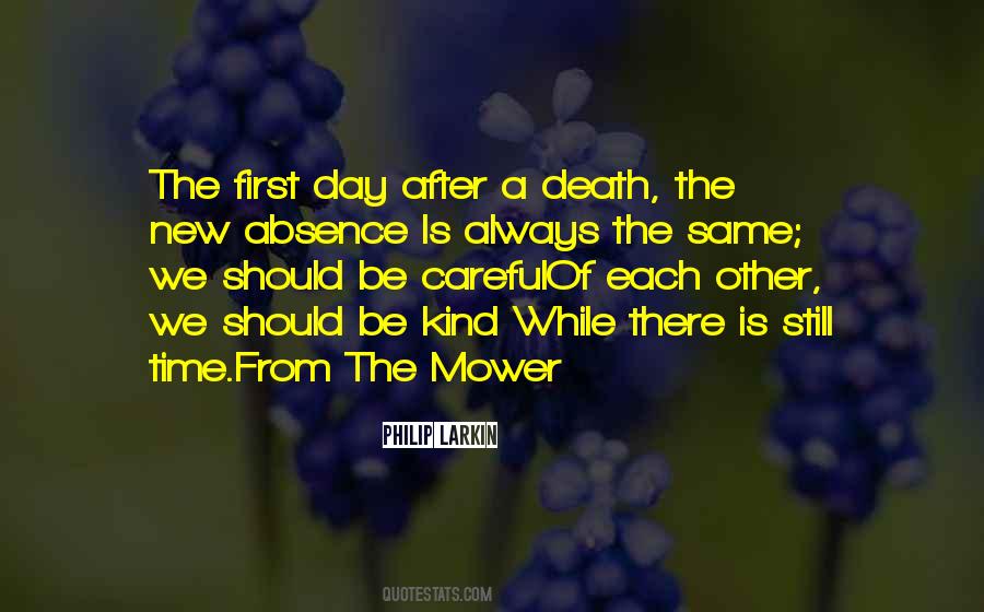 Quotes About Time After Death #1051372