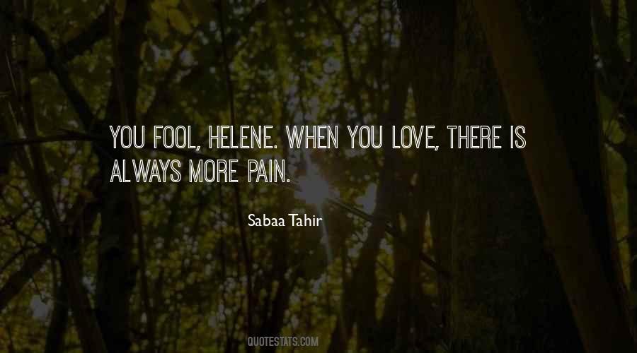 Quotes About Fool Love #351344