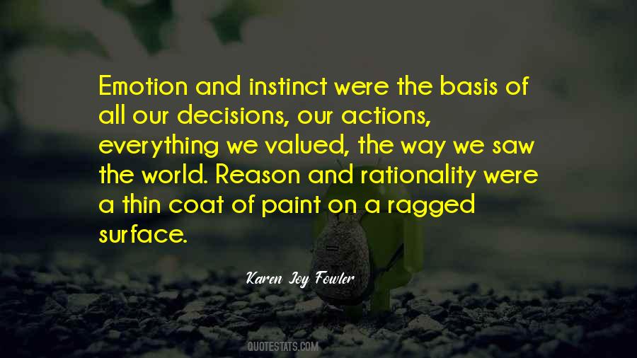 Quotes About Reason And Instinct #1868584