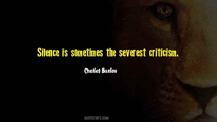 Quotes About Criticism #1569905