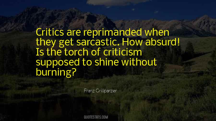 Quotes About Criticism #1659391