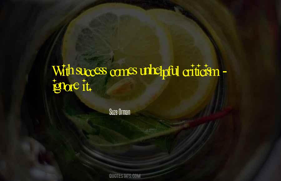 Quotes About Criticism #1667493