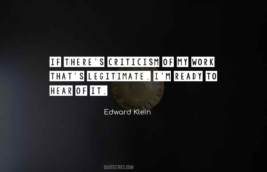 Quotes About Criticism #1689922