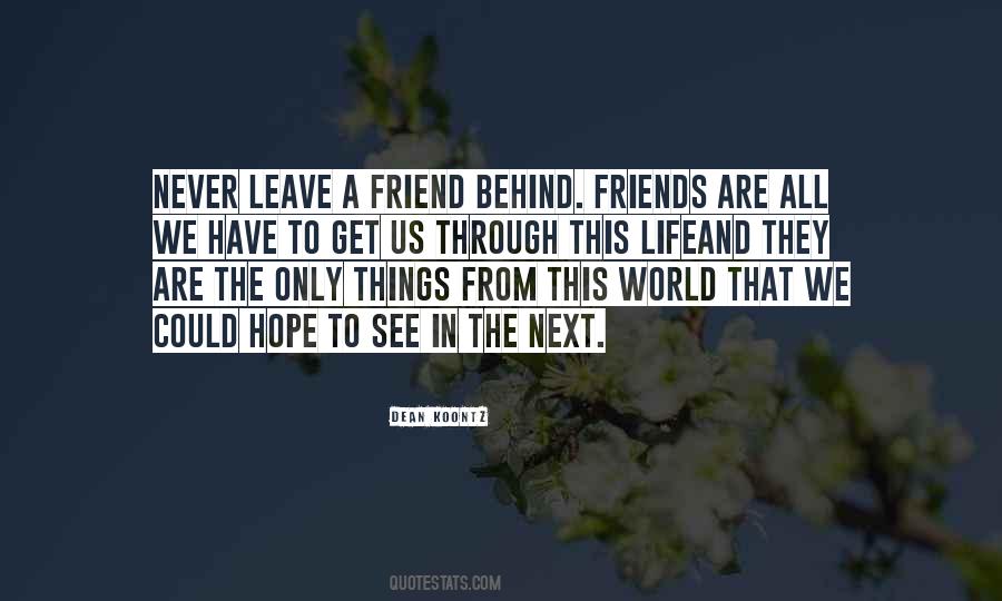 Leave This World Quotes #87843
