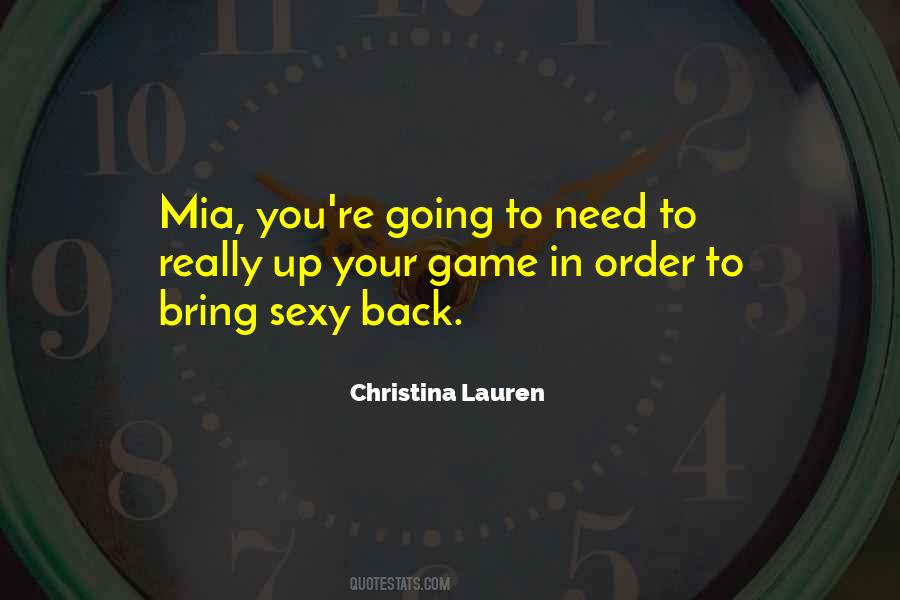 Sexy Back Quotes #1300131