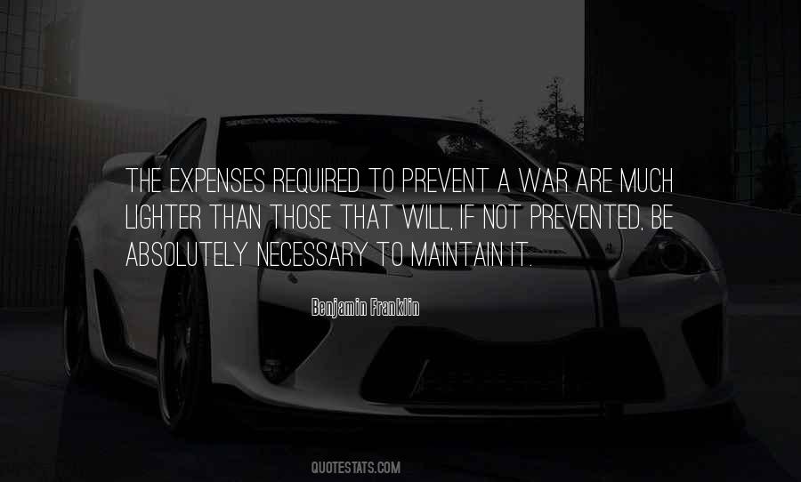 Quotes About Necessary War #166817