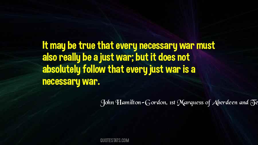 Quotes About Necessary War #1744788