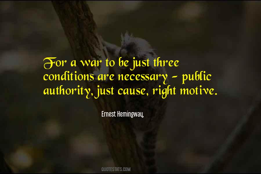 Quotes About Necessary War #461758