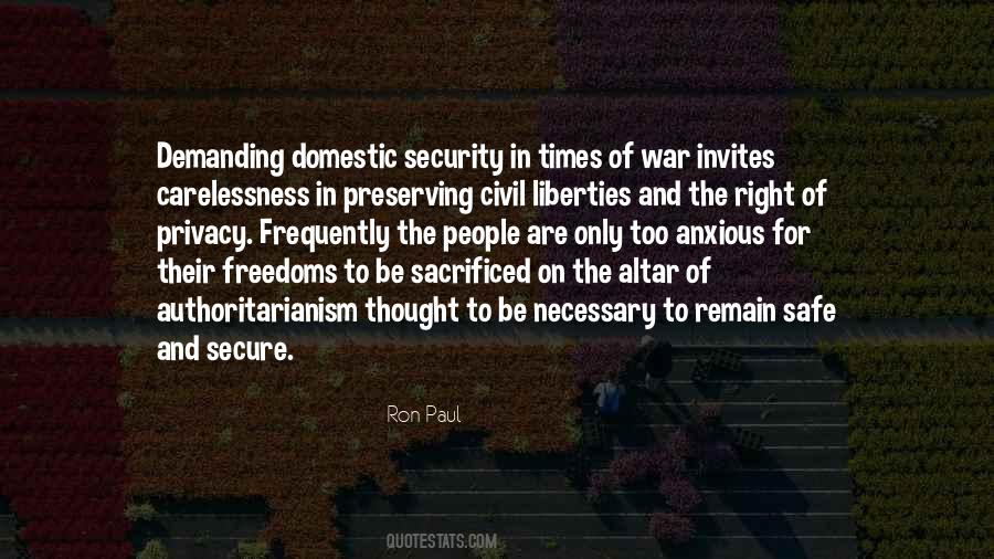 Quotes About Necessary War #653051
