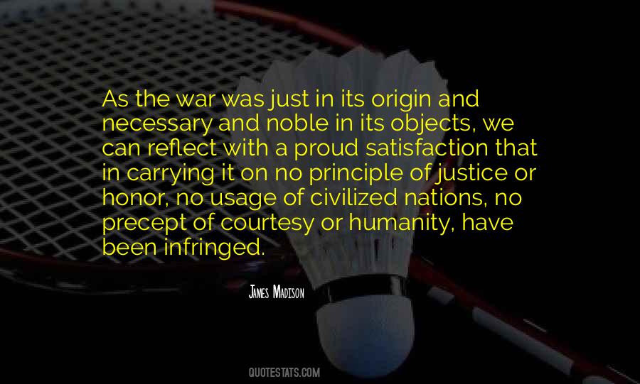 Quotes About Necessary War #683344