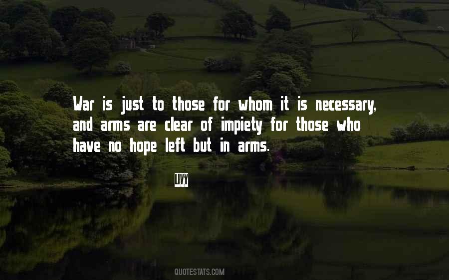 Quotes About Necessary War #999407