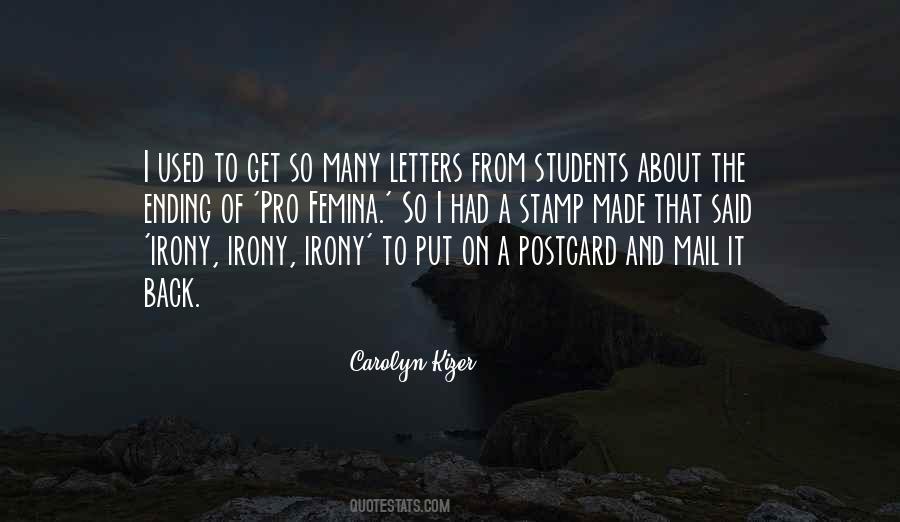 Quotes About Letters In The Mail #1515850