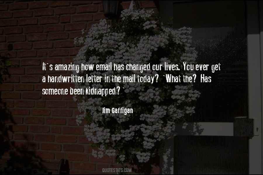 Quotes About Letters In The Mail #351822