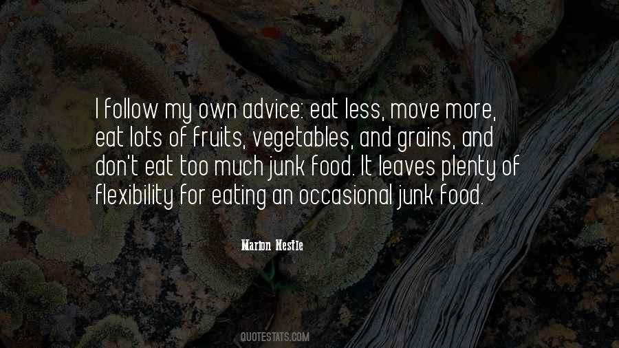 Quotes About Eating Too Much #15653