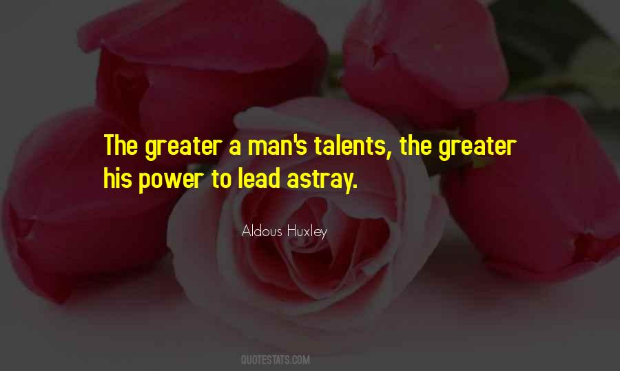 Quotes About Talents #1212553