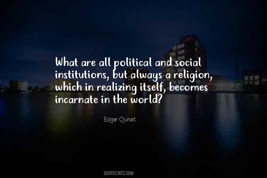Quotes About Social Institutions #13515
