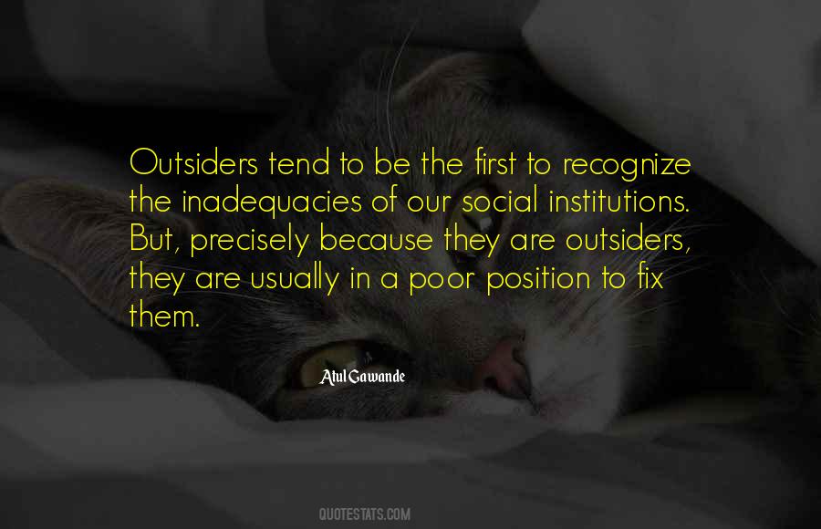Quotes About Social Institutions #1524704