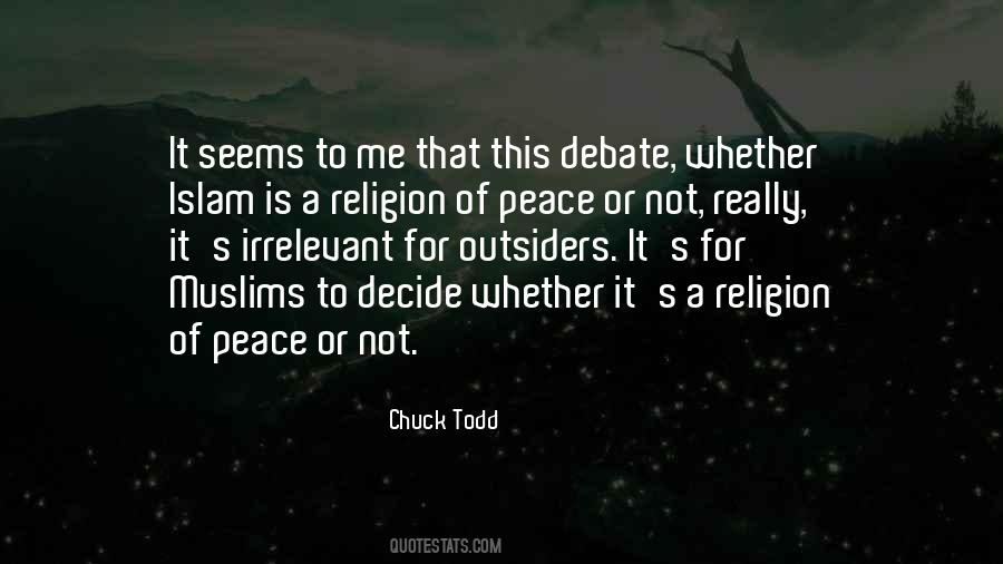 Quotes About Islam Is A Religion Of Peace #1736506