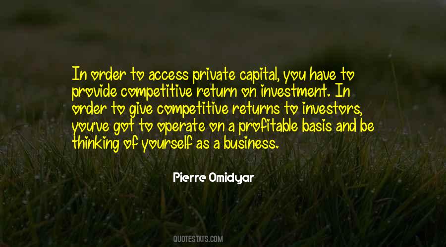 Investment Business Quotes #1580141