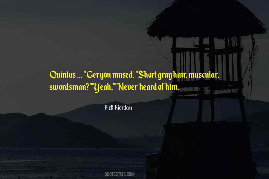 Quotes About Swordsman #955926
