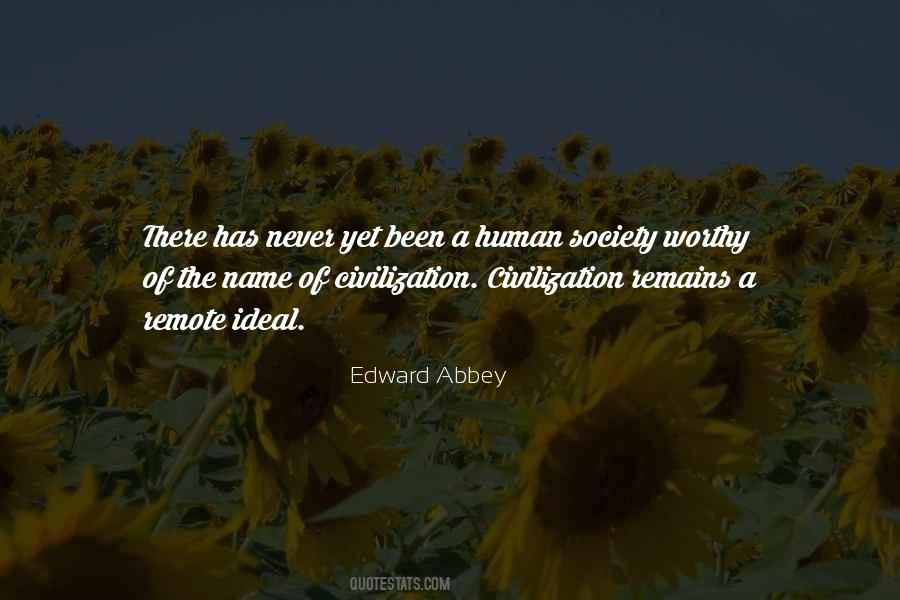 Quotes About An Ideal Society #49172