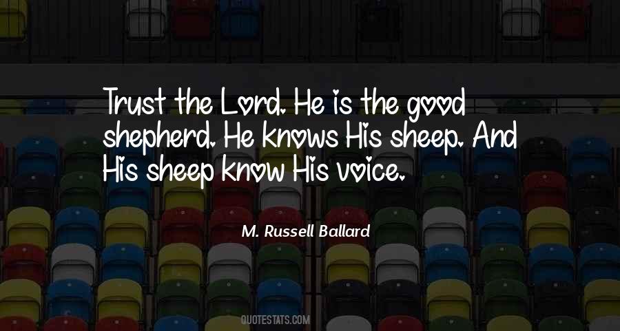 Quotes About Good Shepherd #1449541