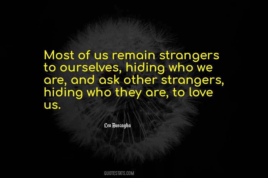 Love Stranger Quotes #919030