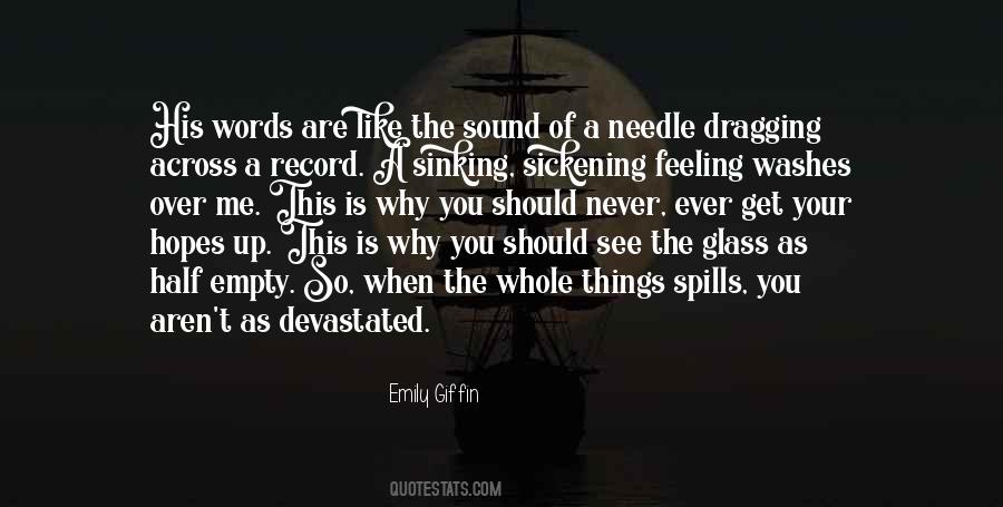 Sinking Life Quotes #1677205