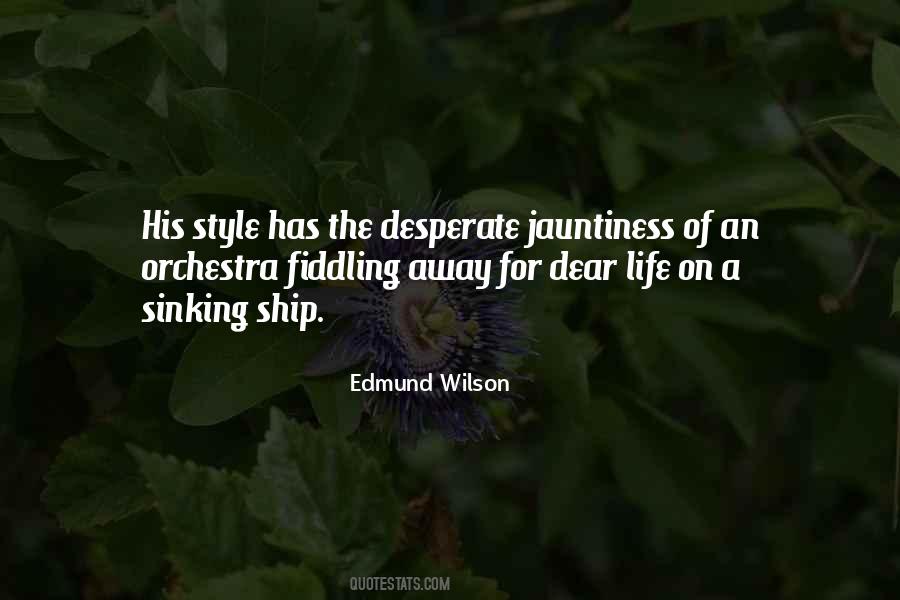 Sinking Life Quotes #893139