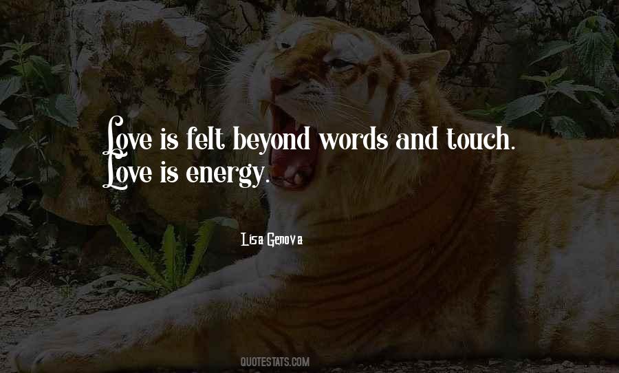 Quotes About Love Beyond Words #1070575