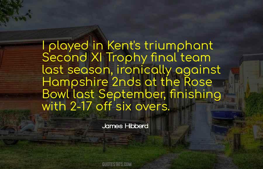 Quotes About Hampshire #1386387
