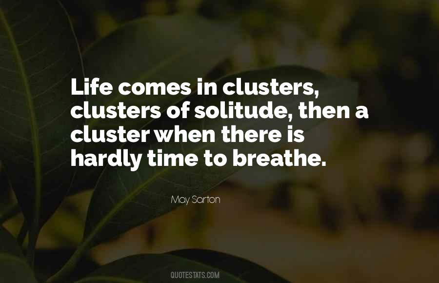 Quotes About Cluster #376248
