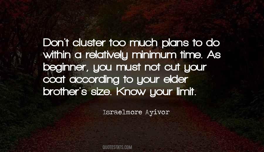 Quotes About Cluster #864278