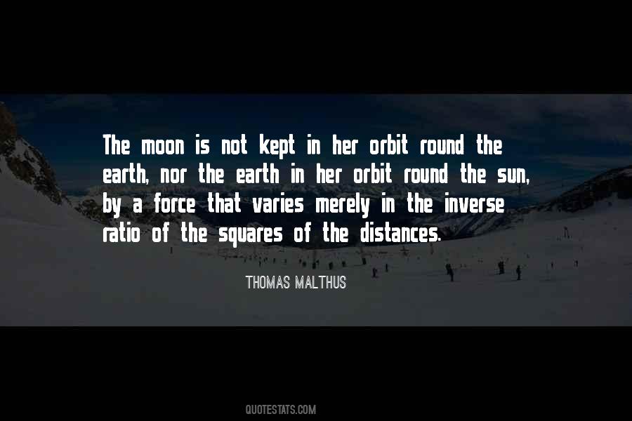 Quotes About The Moon And Distance #1415415