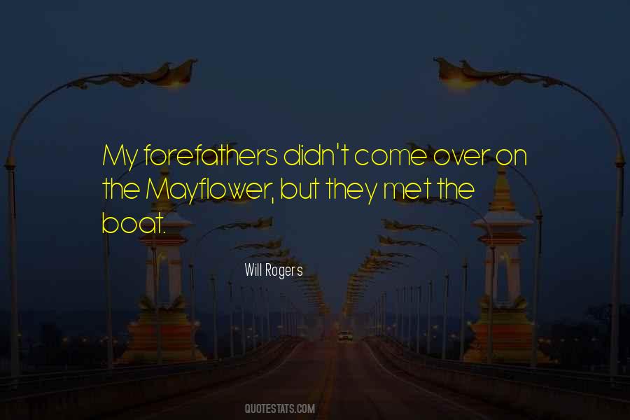 Quotes About Mayflower #146889