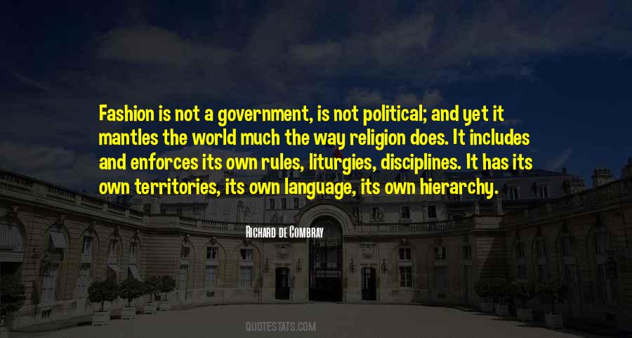 Quotes About Government And Religion #1001113