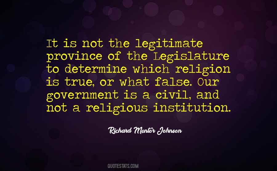 Quotes About Government And Religion #1276419