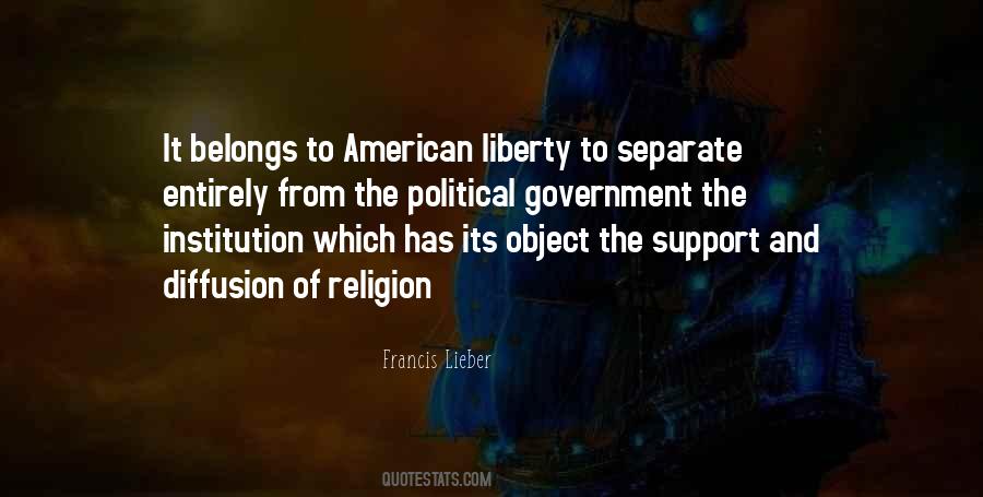 Quotes About Government And Religion #307038