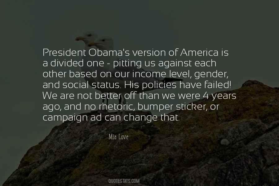 Change Obama Quotes #724663