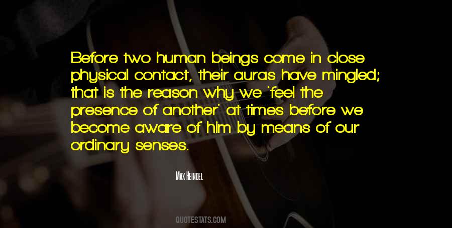 Quotes About Physical Contact #59307