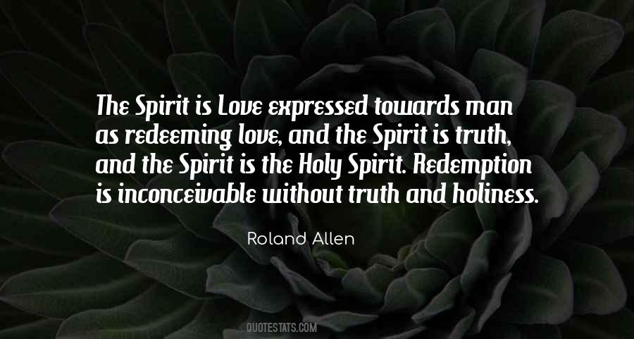 Holy Love Quotes #280961
