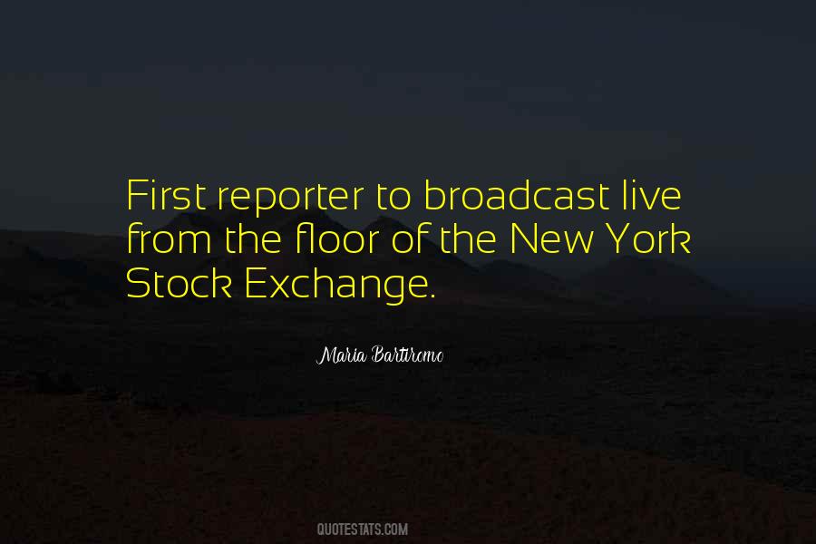 Quotes About Stock Exchange #1084579