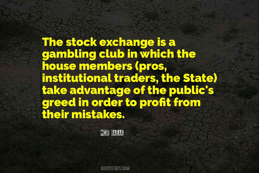 Quotes About Stock Exchange #275279