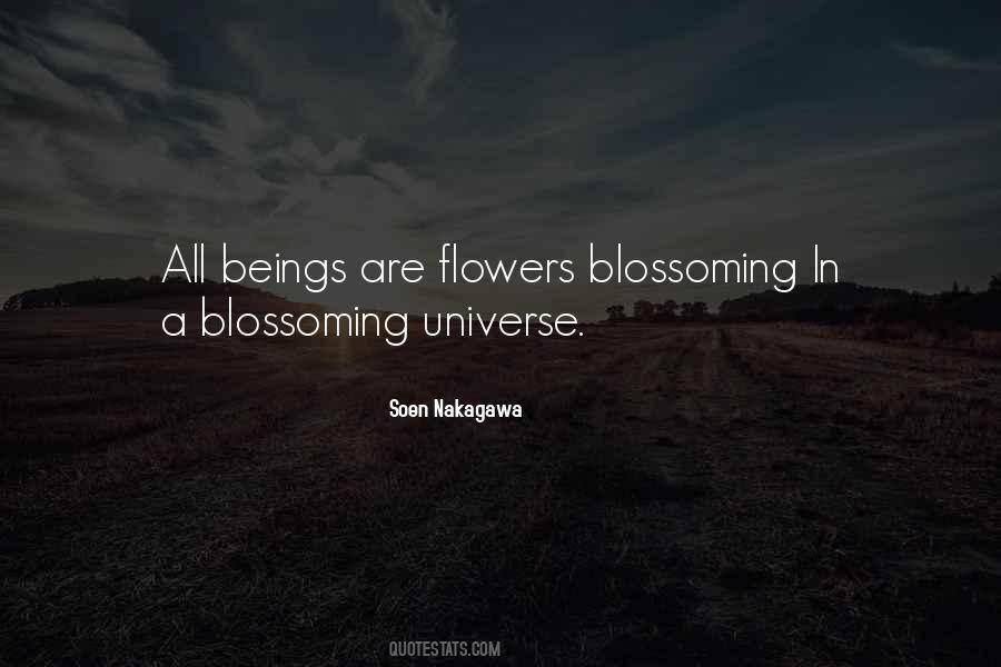 Quotes About Blossoming Flowers #645319