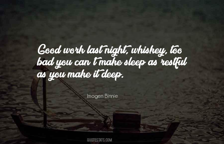 Quotes About Good Night Sleep #1206243