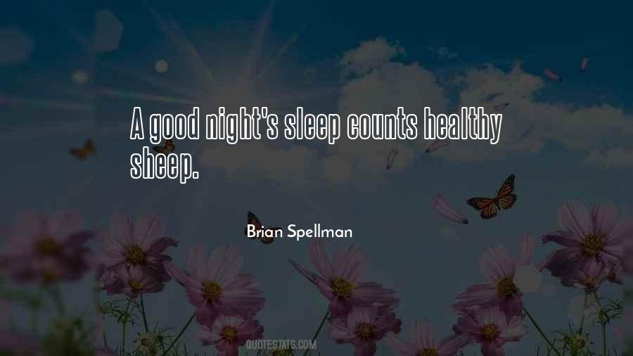 Quotes About Good Night Sleep #146603